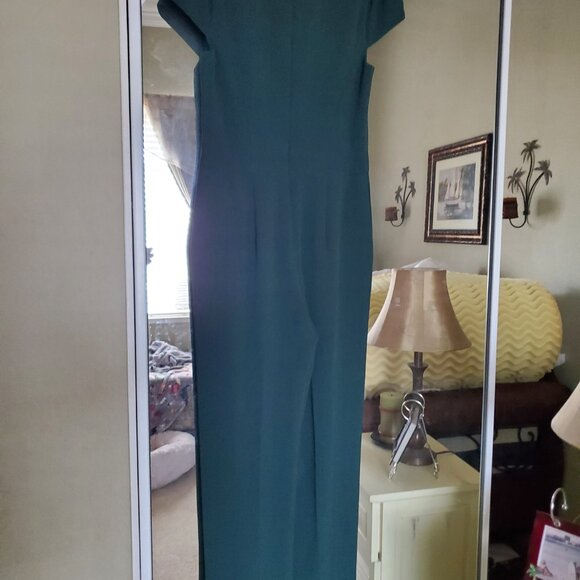 Vince Camuto teal jumpsuit - Picture 2 of 8